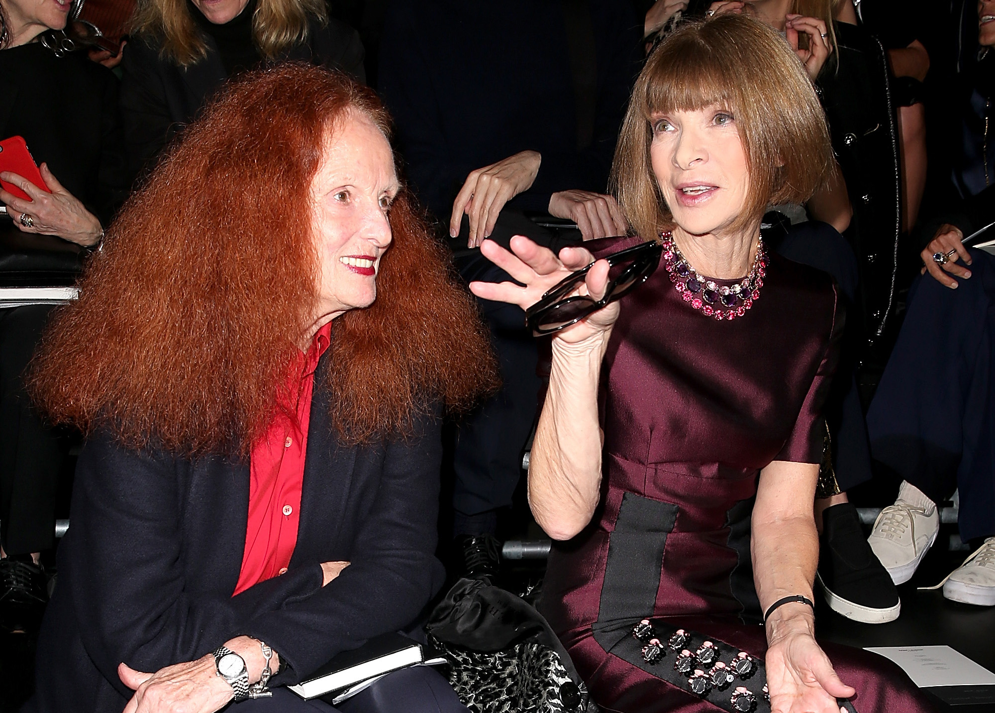 Coddington and Wintour started at Vogue on the same day in 1988. Photo / Getty